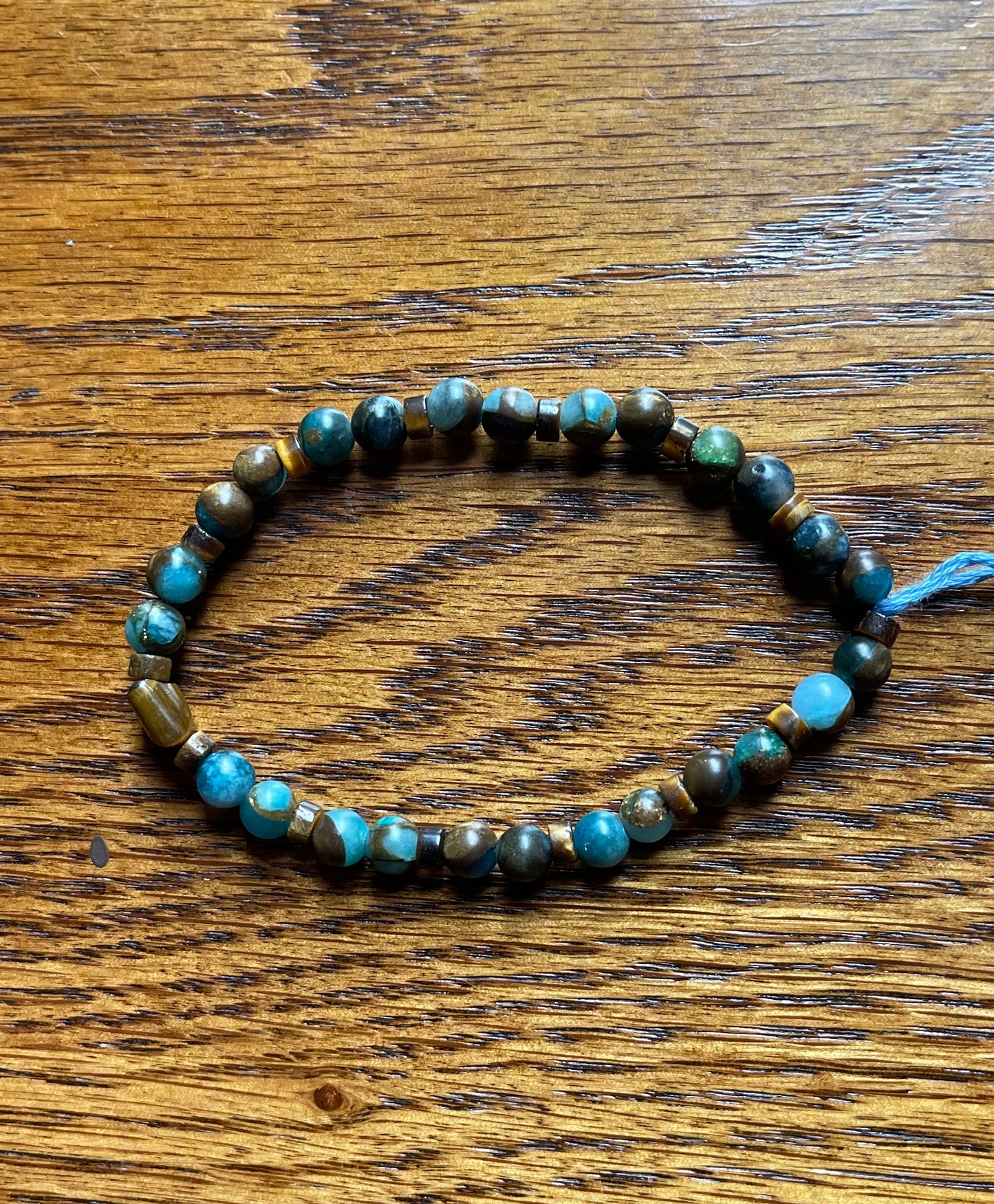 jasper and tigers eye bracelet