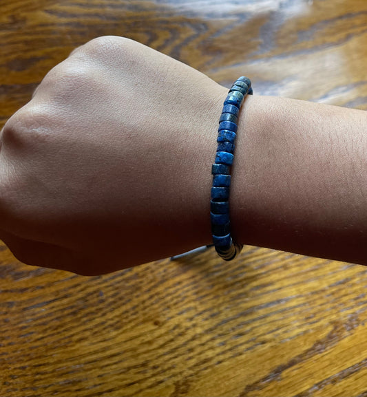 Lapis bracelet