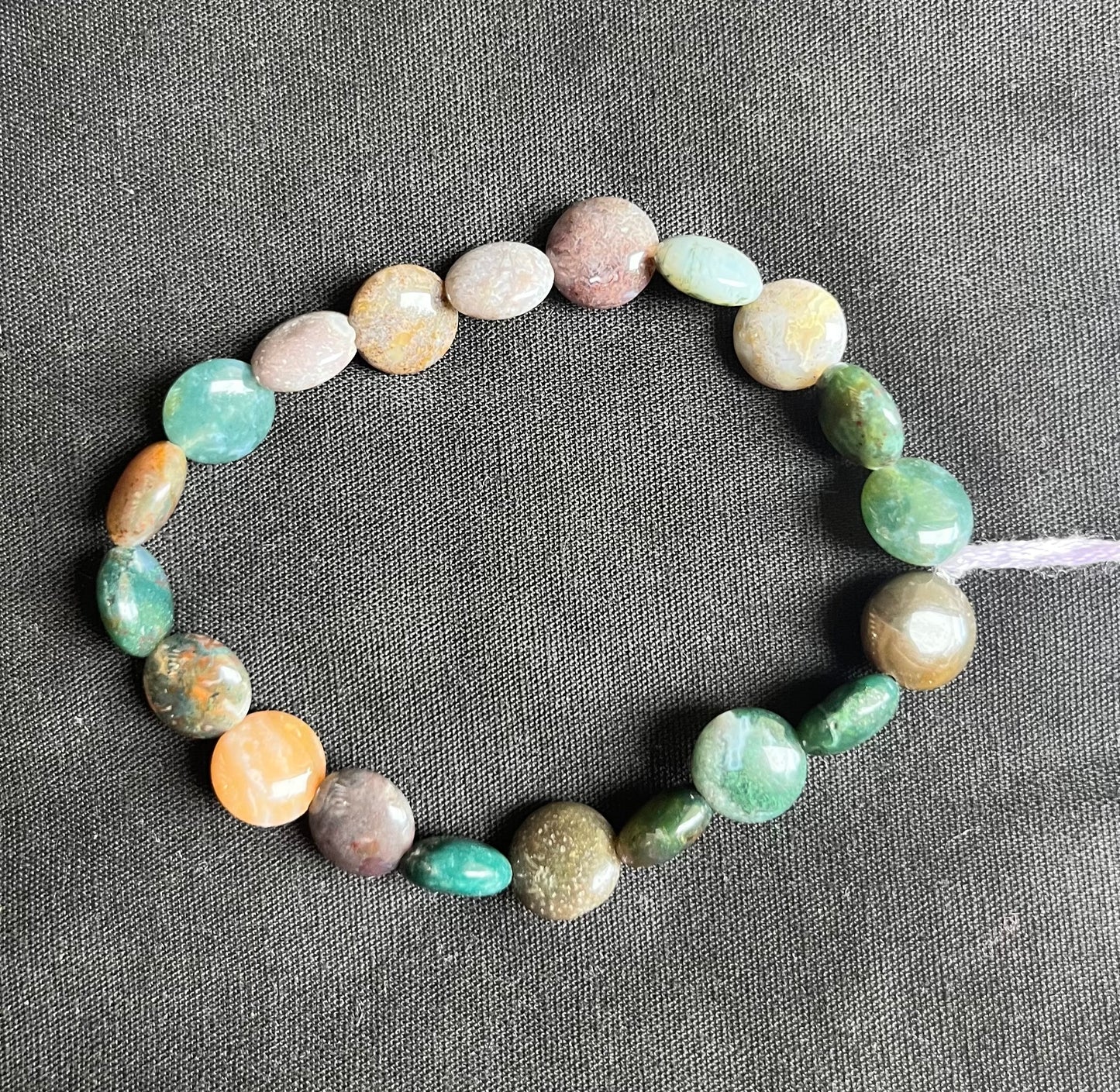 Fancy jasper stone bracelet