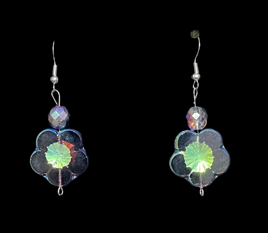 Czech glass earrings