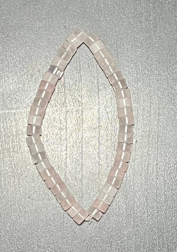 Rose quartz stone bracelet set