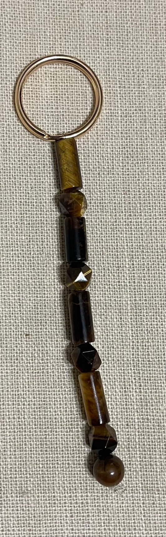 tigers eye keychain