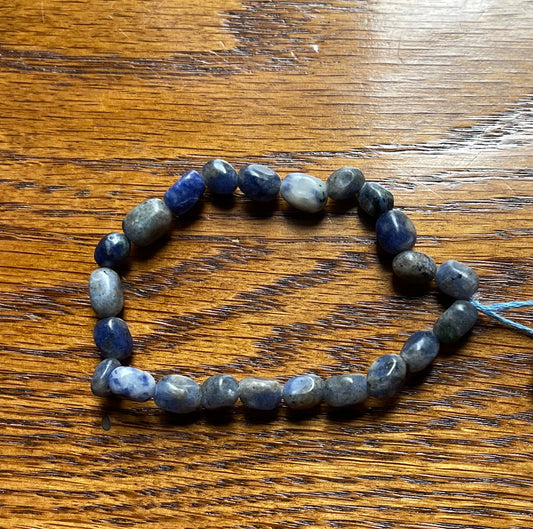 Blue sodalite bracelet