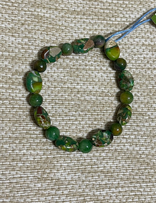 jasper and quartz bracelet