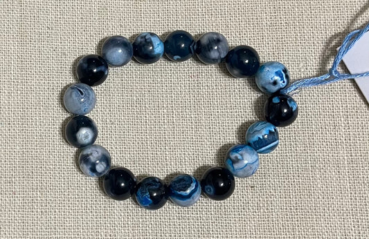 Dyed Agate stone bracelet