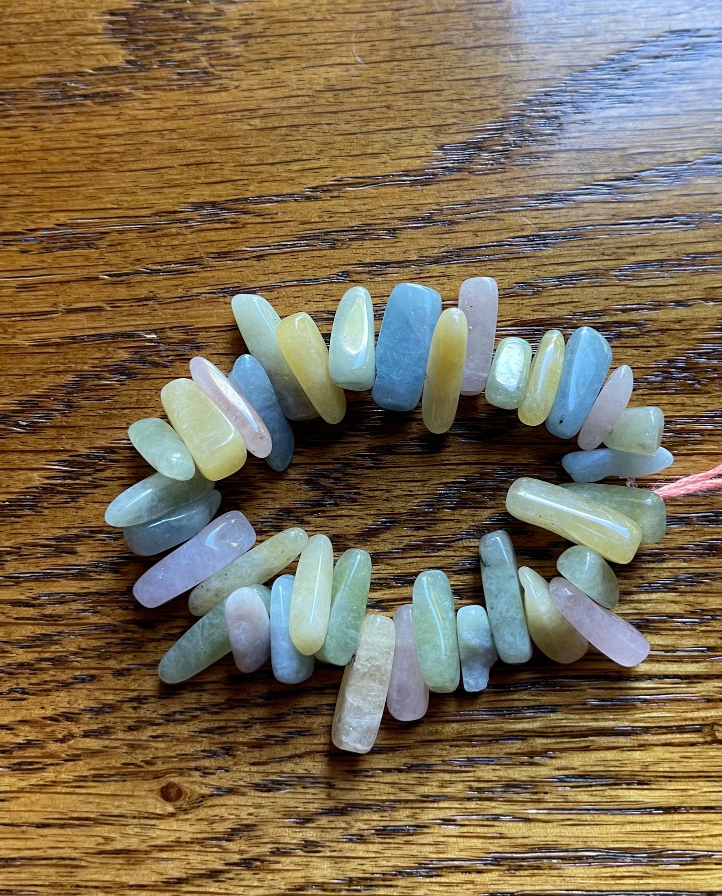 Morganite bracelet