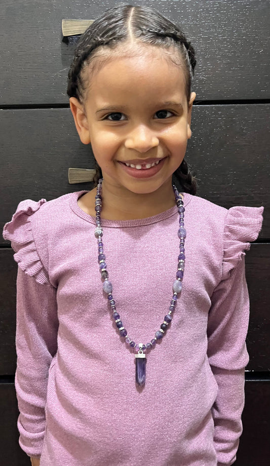 One of a kind Amethyst neclace