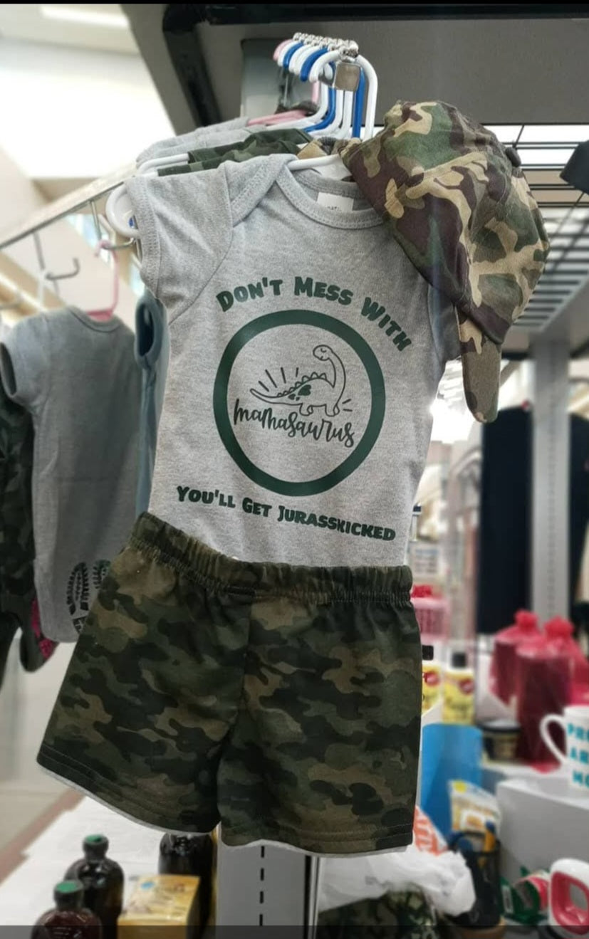 Jurasskicked onsie