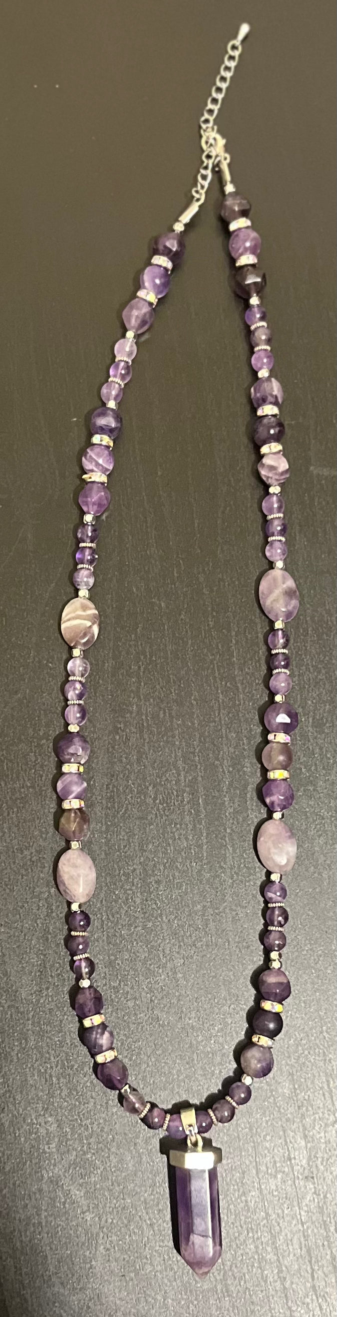 One of a kind Amethyst neclace